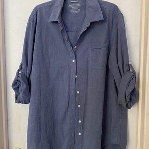 Faded Glory plus size (2x) button blouse